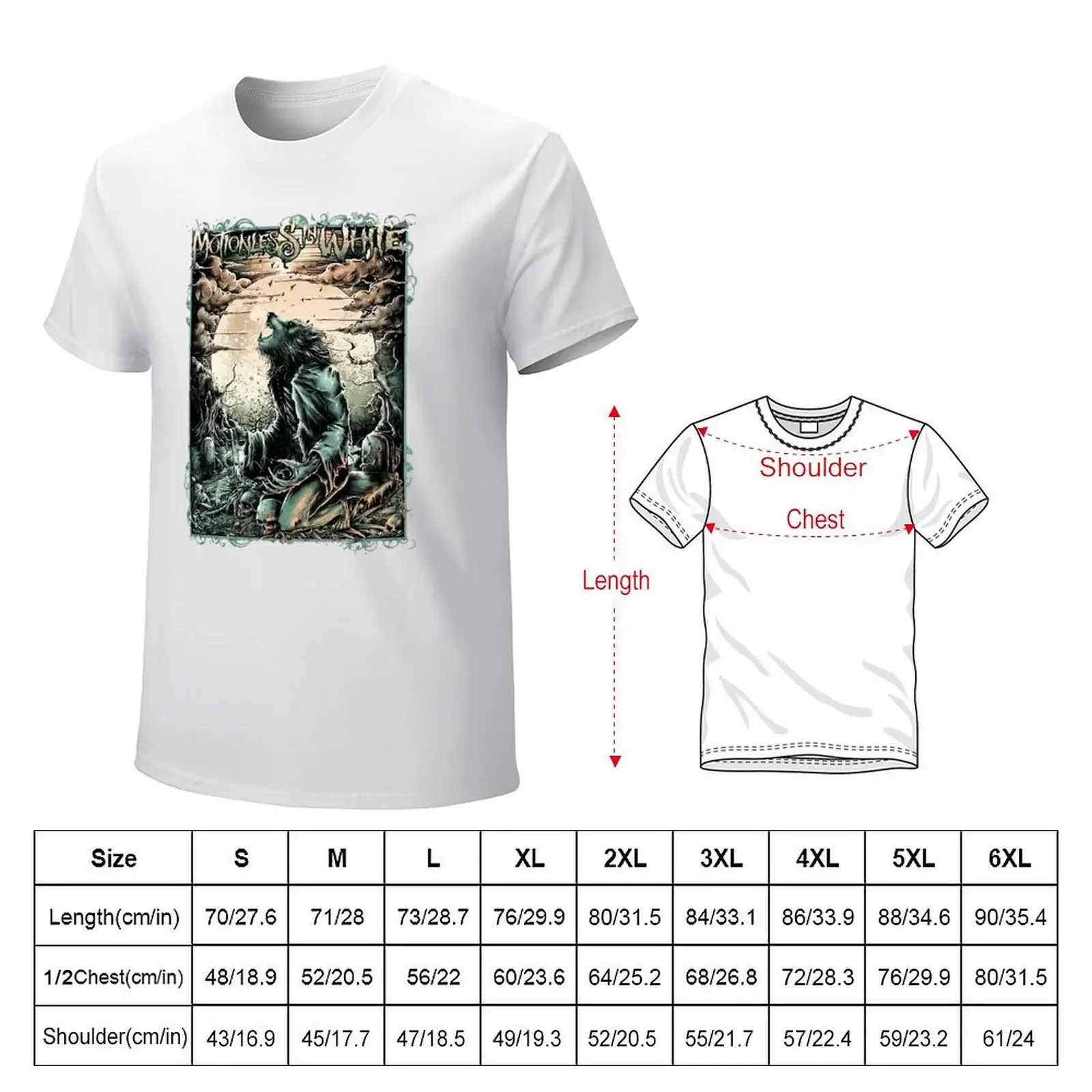 Motionless in white T-shirt sports fans anime clothes quick drying mens white t shirts