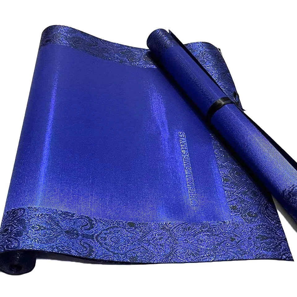 

Luxury African Wedding Gele and Ipele Set for Bride, Nigerian Hayes Headtie with Swiss Lace Fabric, 2PC Bridal Headwear TX-1-12