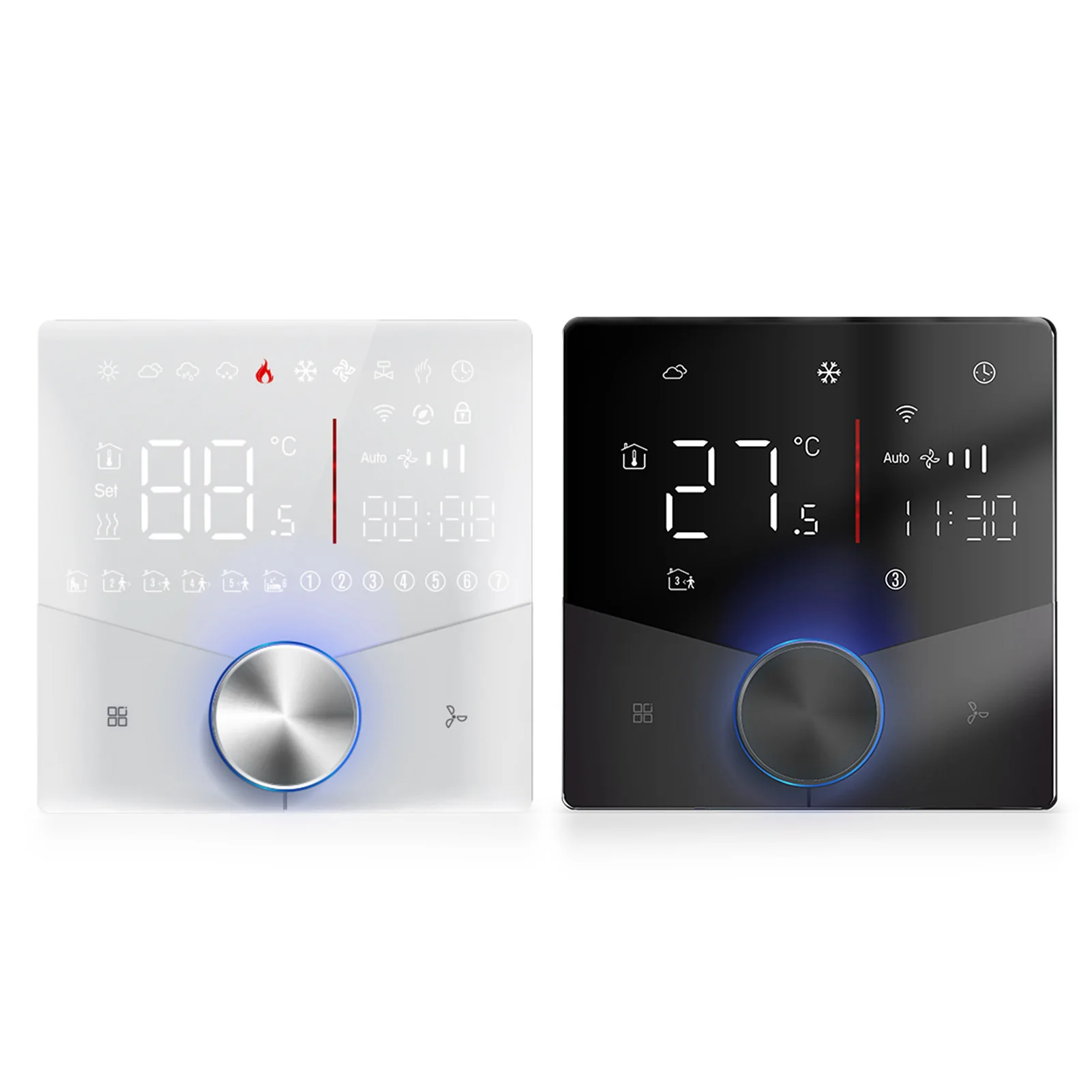 

Air Conditioning Control Panel 86/60 Box Central AC Controller Digital Display 12.4MM Slim Design for Household Use