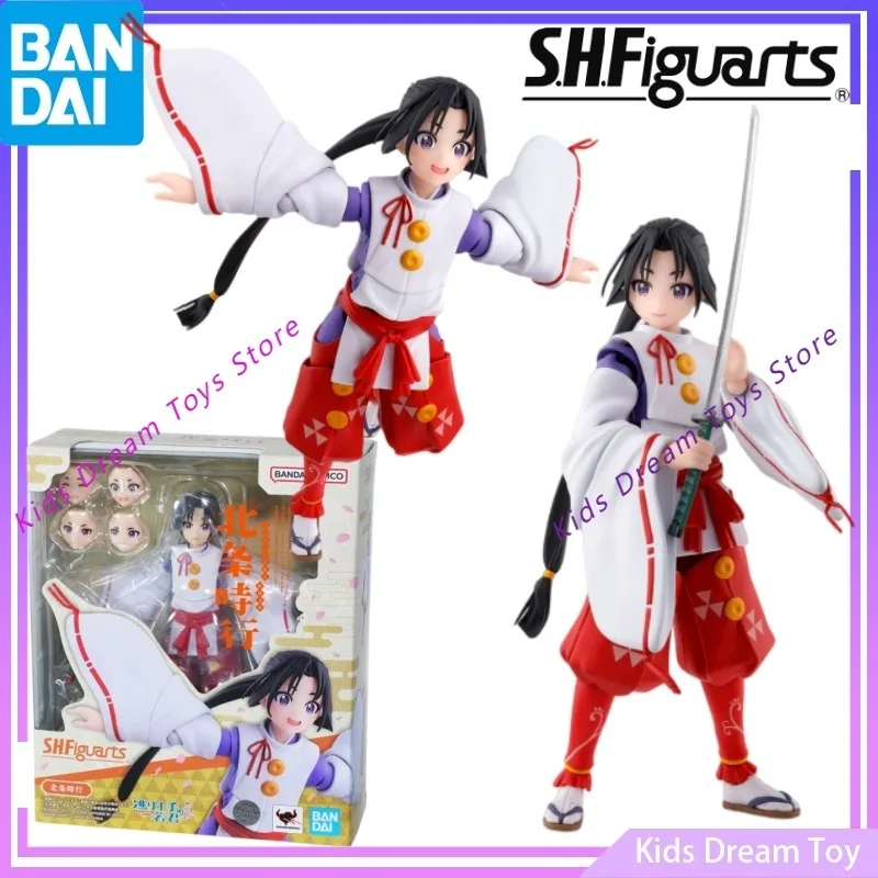 Bandai in Stock Original S.H.Figuarts The Elusive Samurai Anime Figures Tokiyuki Hojo Action Figures Toys Gift Collectible Model