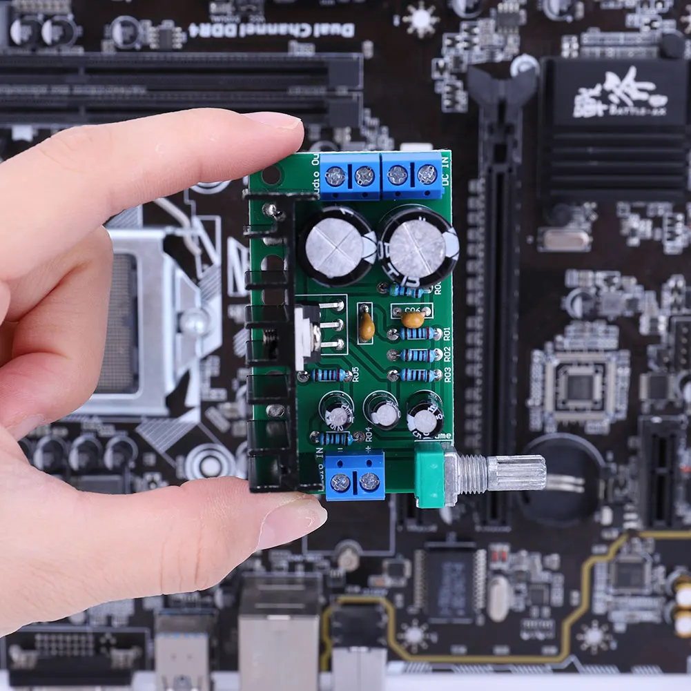 TDA2050 Mono Audio Power Amplifier Board 10-100W Audio Amplifier Module 1-Channel Audio Amplifier Output Module DC/AC 12-24V