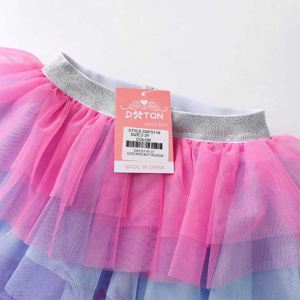 DXTON Kids Legging Skirt For Girls Outdoor Casual Clothing Mermaid Pants and Layer Skirt Patchwork Fake Two Pcs Girls Costumes image 3