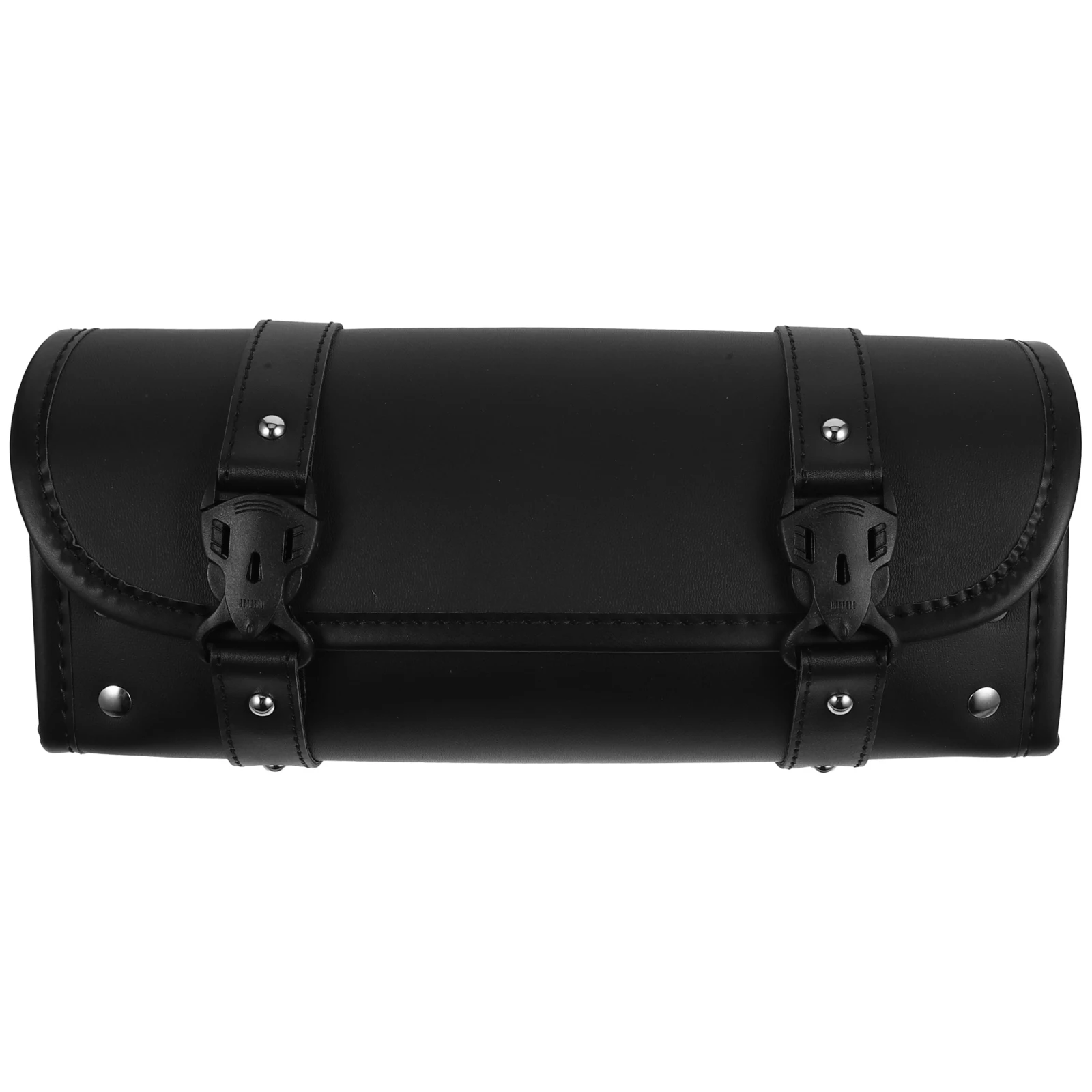 

Waterproof Rear Rack Bag Large Capacity Bike Accessories Black Style Vintage Tool Pouch Durable Storage Solution