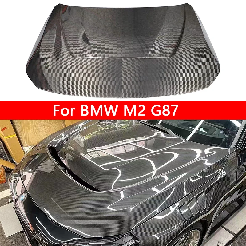 

For BMW 2 Series G42 G87 M2 Carbon Fiber Hood Engine Cover Hood Car Headliner Hood Cover Car Accessories body kit