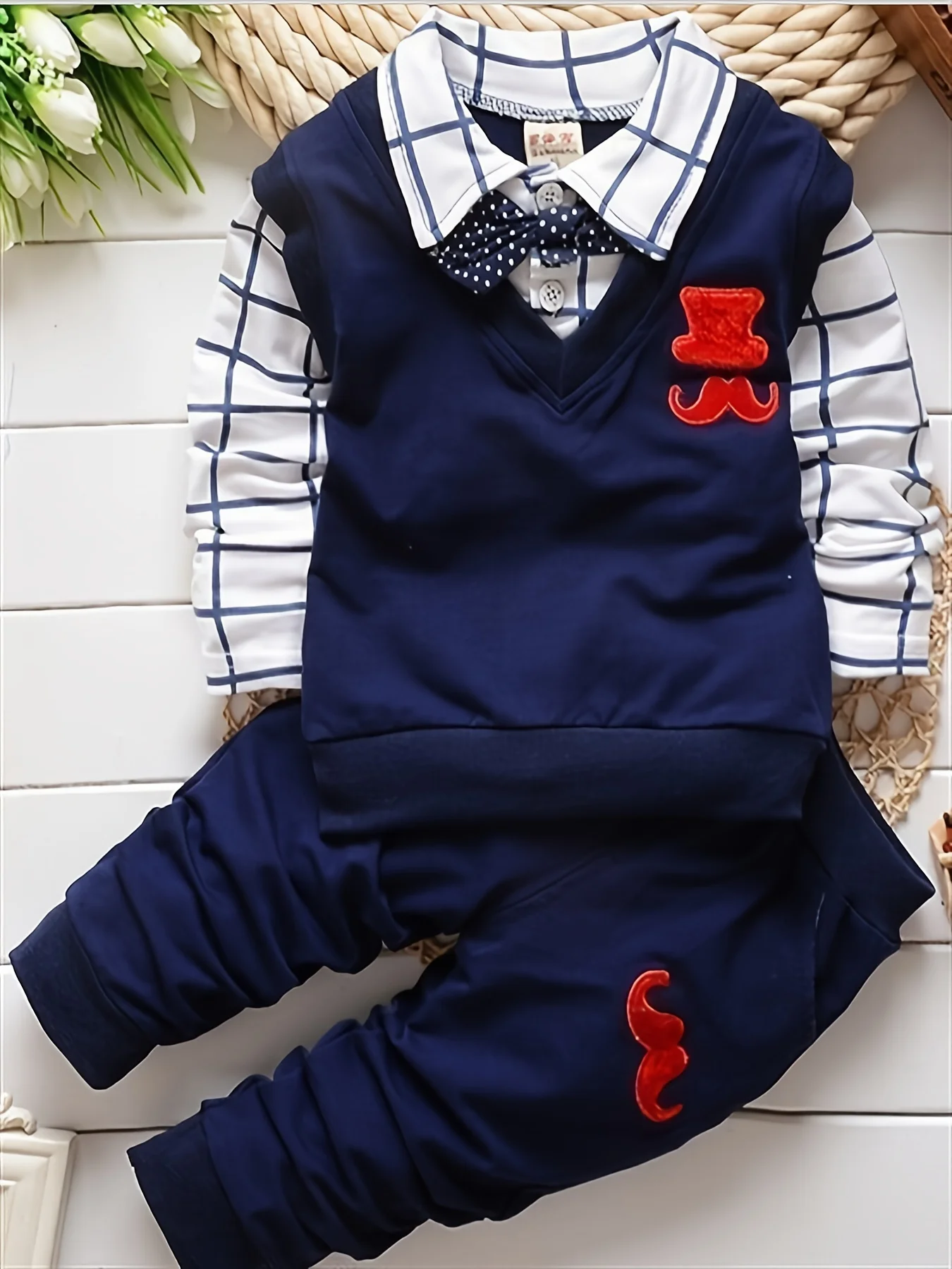 

Новое весенне-осеннее модное пальто для мальчиков с бородой, комплект из двух предметов для отдыха, комплект брюк для мальчиков