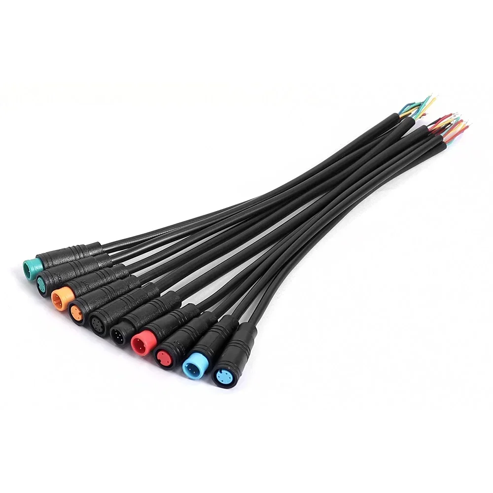 Electric Butt Plug Connector Wiring for Electric Scooter Pluger Signal Sensor Female Male Cable E-bike Brake Cable 2 3 4 5 6 Pin