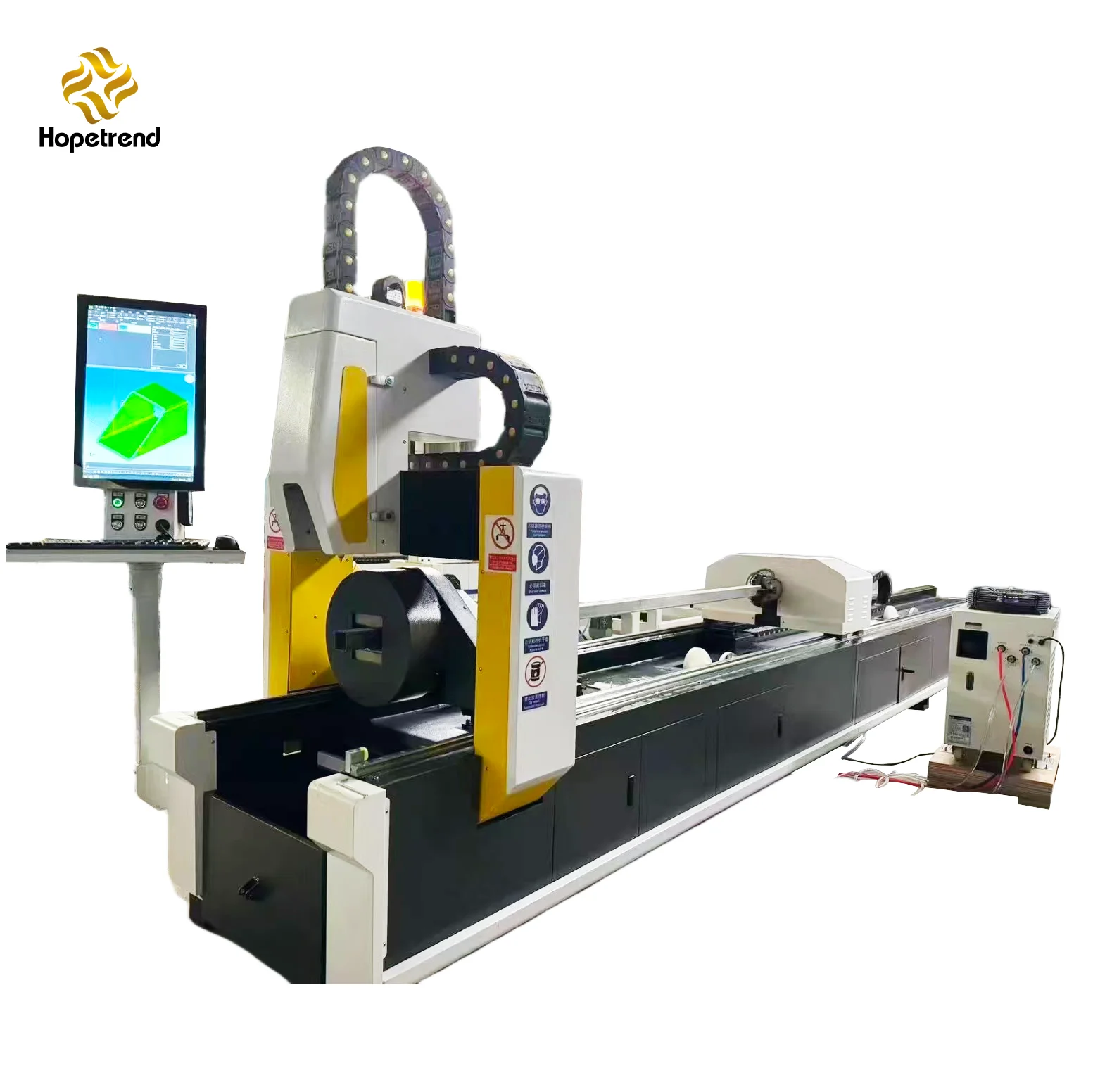 1500 Вт 2000 Вт 3000 Вт Высокоточная стальная трубка из легированной стали SS Волоконный лазерный резак Станок для лазерной резки труб и труб