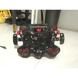 Simplayer Forged Carbon Fiber QUFEI H1 Pro Racing Steering Wheel Hub Sim Racing Hub for Sim Racing Games