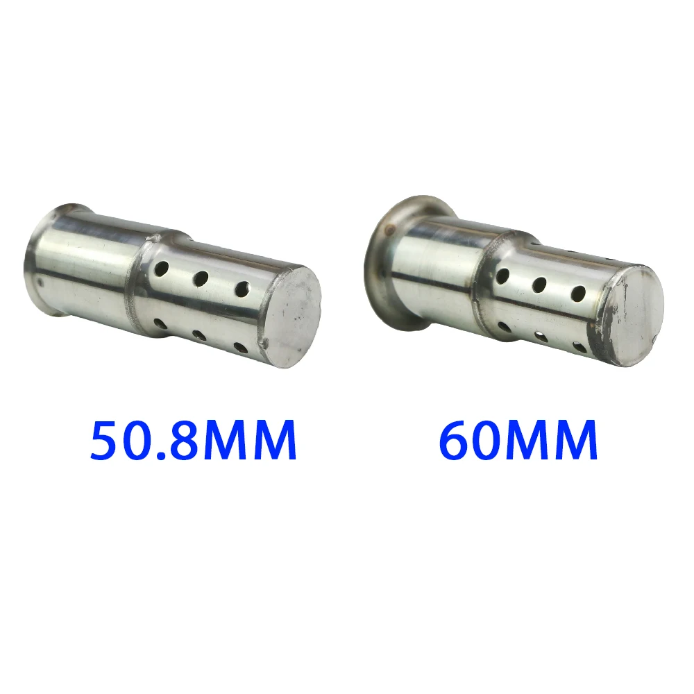 50.8 مللي متر 51 مللي متر 60 مللي متر زلة ل AK SC AR GP على العالمي للدراجات النارية العادم العادم الحفاز الهروب محفز كاتم الصوت موتو الخمار