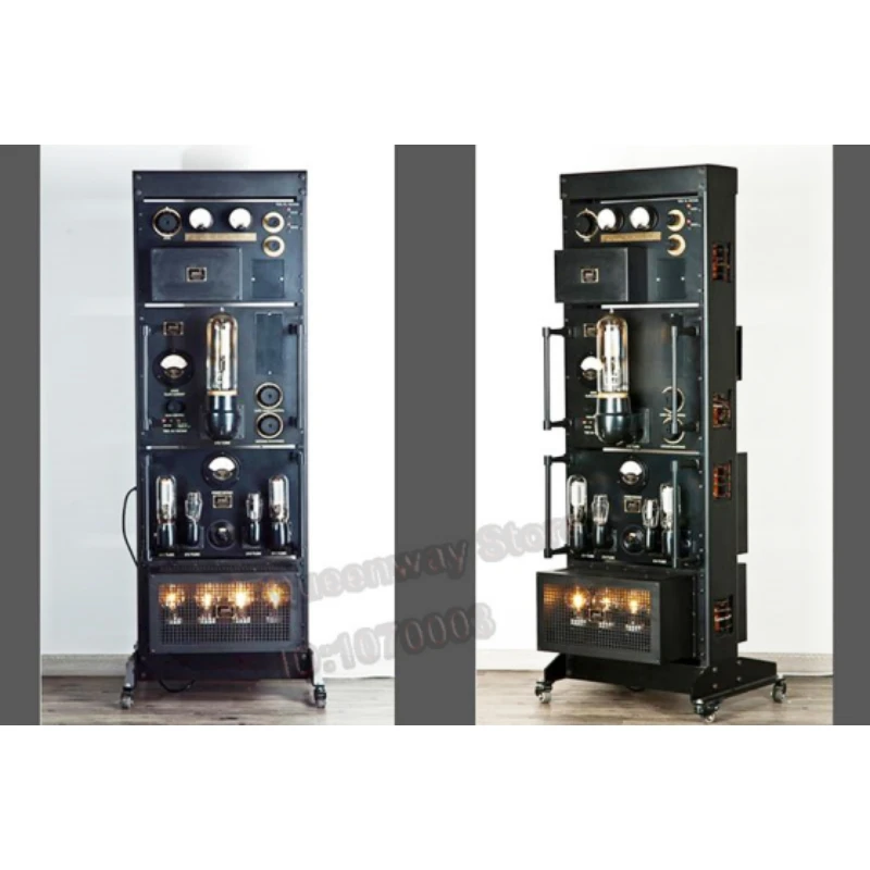 Amplificador de tubo magnético de linha Som analógico LM-212 Mono Amplificador de tubo de vácuo de extremidade única Amplificador de potência - Versão de duplicação WE