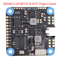 Stock JHEMCU GF30F722-ICM F7 Flight Control Dual BEC 5V 10V OSD HD 3-8S Input 30X30mm for RC FPV Freestyle HD Drone DIY Parts