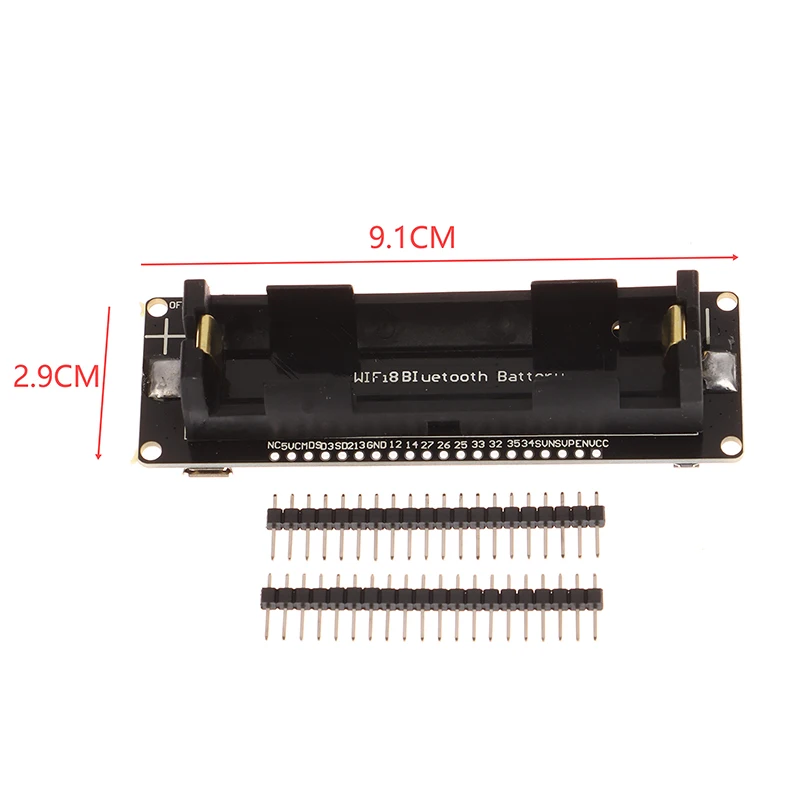 ‌1Pc WEMOS D1 ESP32-S3 Module WiFi & Bluetooth IoT Development Board Battery Powered With 18650 LiPo Charger 3.3V-5V Output