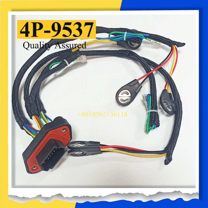 Excavator Fuel Injector Wiring Harness 4P9537 4P-9537 For 345B E345B Accessories Spare Parts