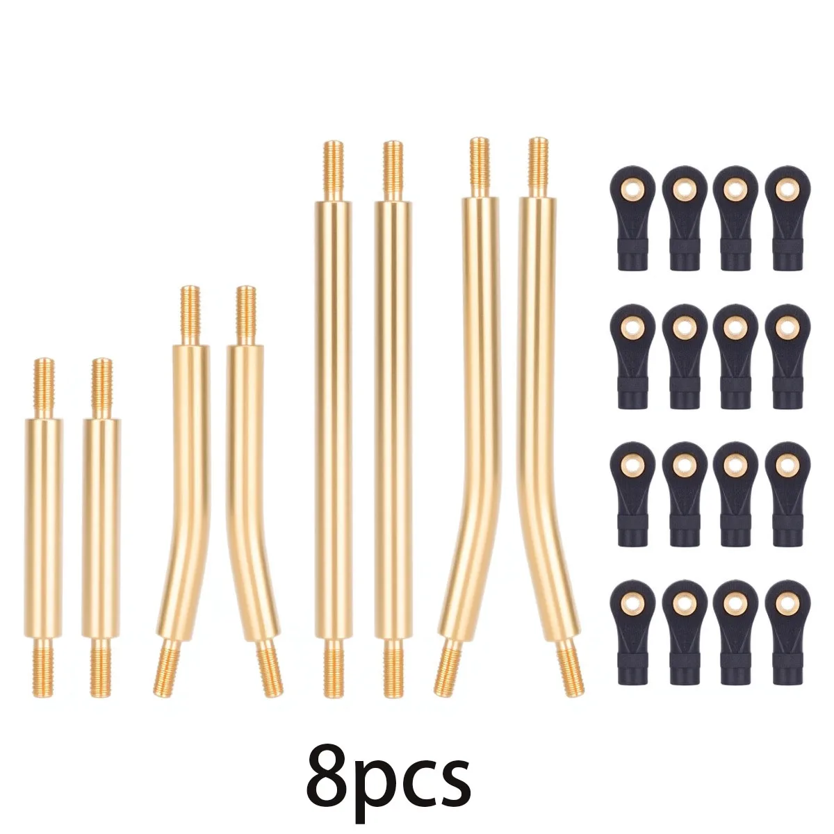 RC type 1/18 simulation climbing car upgrade parts trx4m brass chassis pull rod accessories