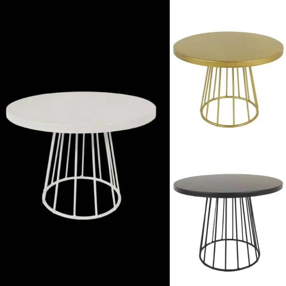 

20/25cm Metal Iron Cake Stand Pie Plates European Round Pedestal Dessert Holder Gold Wedding Cupcake Display Stand Restaurant