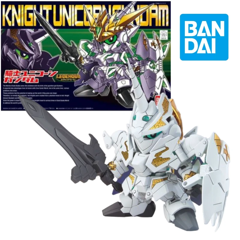 

In stock BB Warrior 385 Knight Unicorn Gundam Assembly model collect Holiday Gifts Mecha figure Action doll Trendy toys