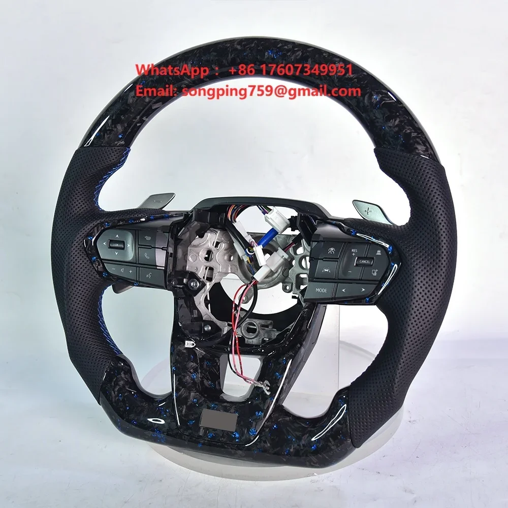 Suitable for Lexus LX600 LX700 RX300 RX350h GX550h NX200 NX350h Forged Carbon Fiber Steering Wheel Modification Customization