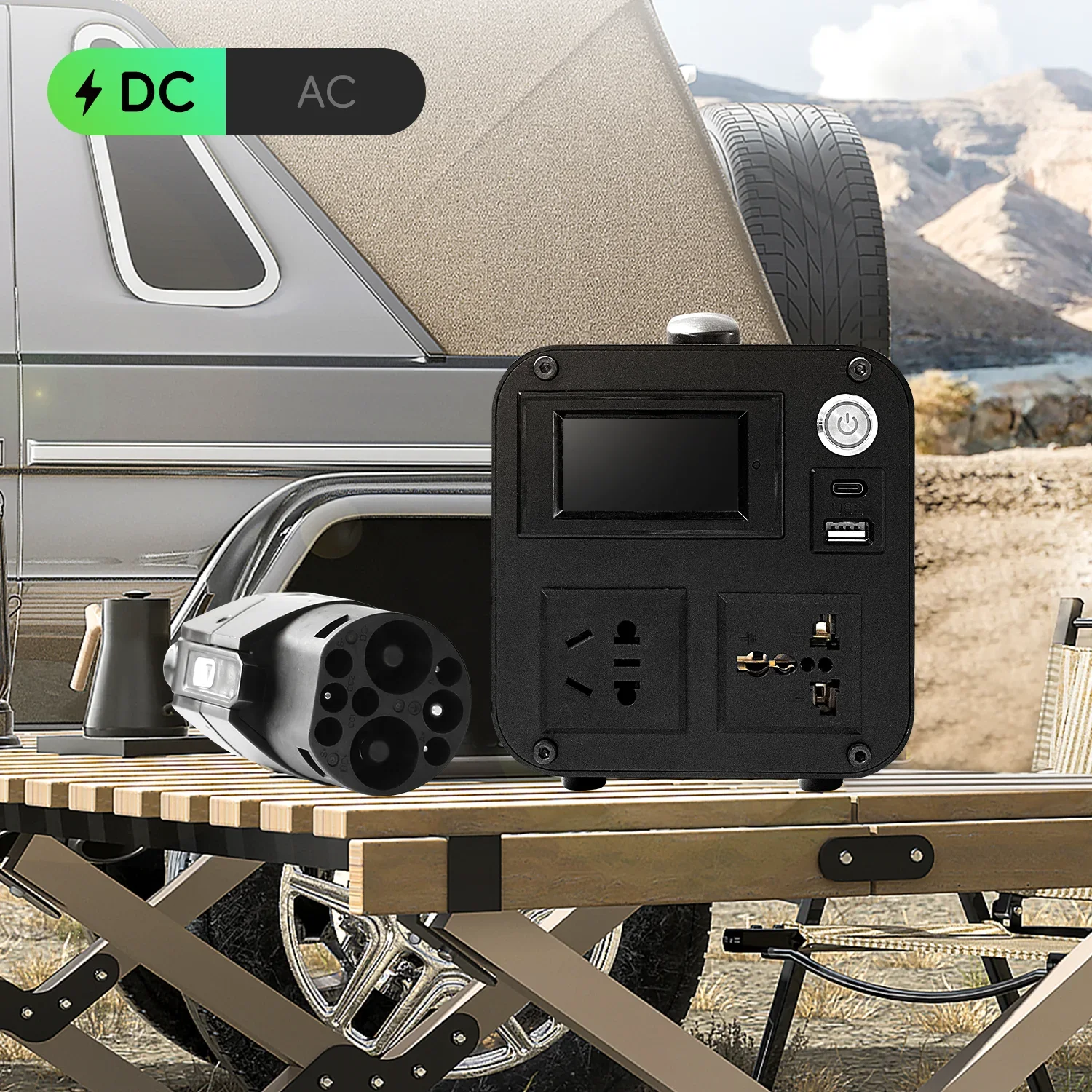 

2025 hot sale Factory Wholesale CCS2 3.5KW Electric Vehicle DC Adapter Portable Outdoor Power Supply for New V2L Activities