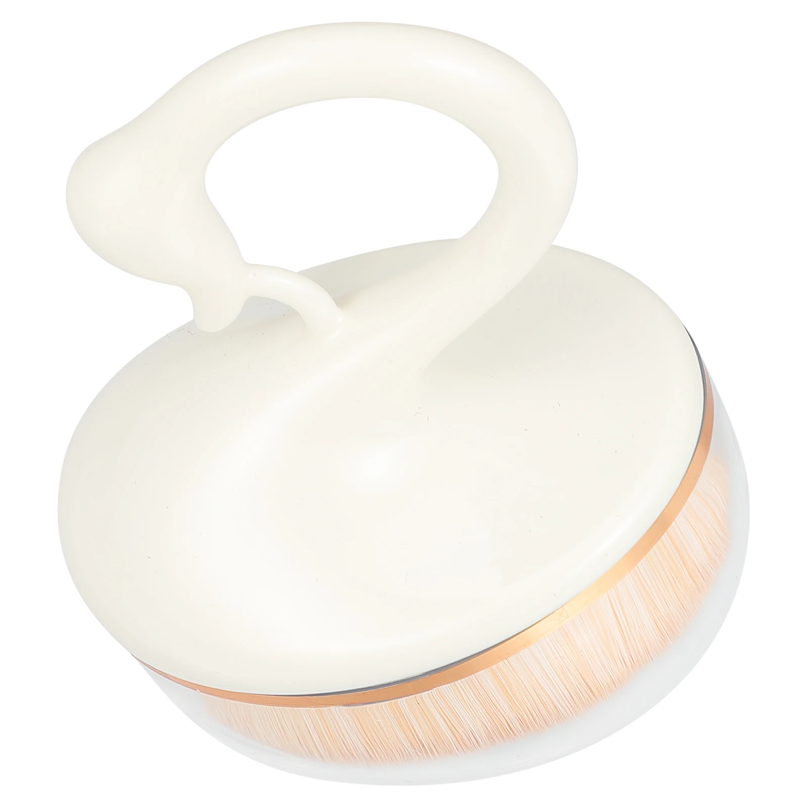 【】Brocha de base oval maquiagem base impecável cobertura completa aplicação em pó solto utensílios de polimento líquido