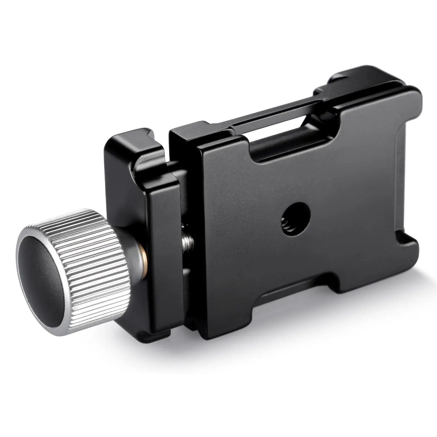 Neewer アルミニウム スクリュー ノブ クランプ QR プレート用互換ミニ クイック リリース クランプ (38mm)