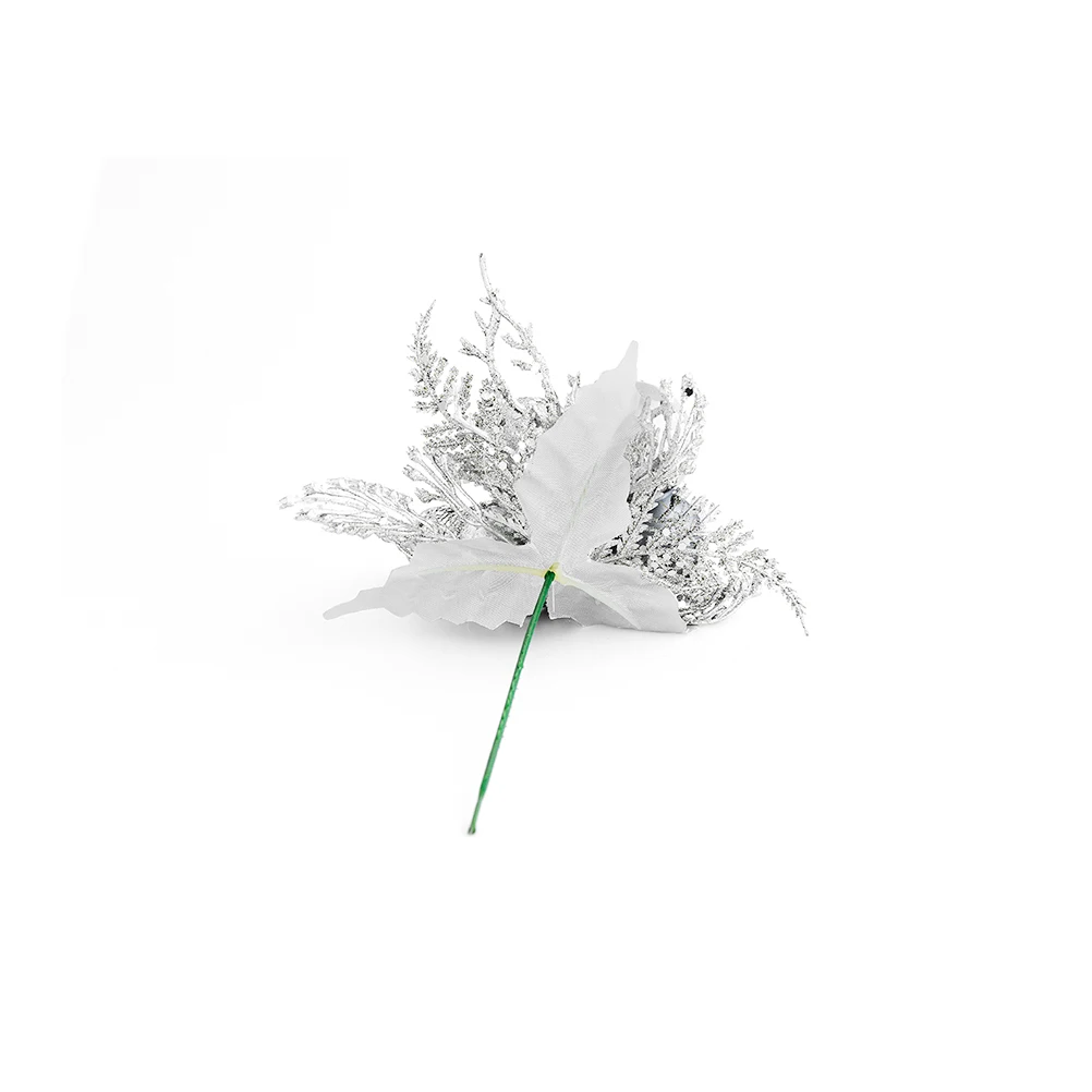 

Simulated Christmas Fruit Thighs Mantel Decorations Twig Sticks Balls Silver Cuttings Festive Cheer