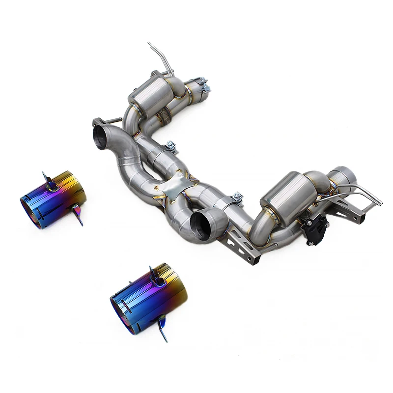 

OEM Stainless Steel Catback For Ferrari SF90 Spider/Stradale 3.9T V8 2019-2023 Valvetronic Muffler Burnt Blue Exhaust Pipes