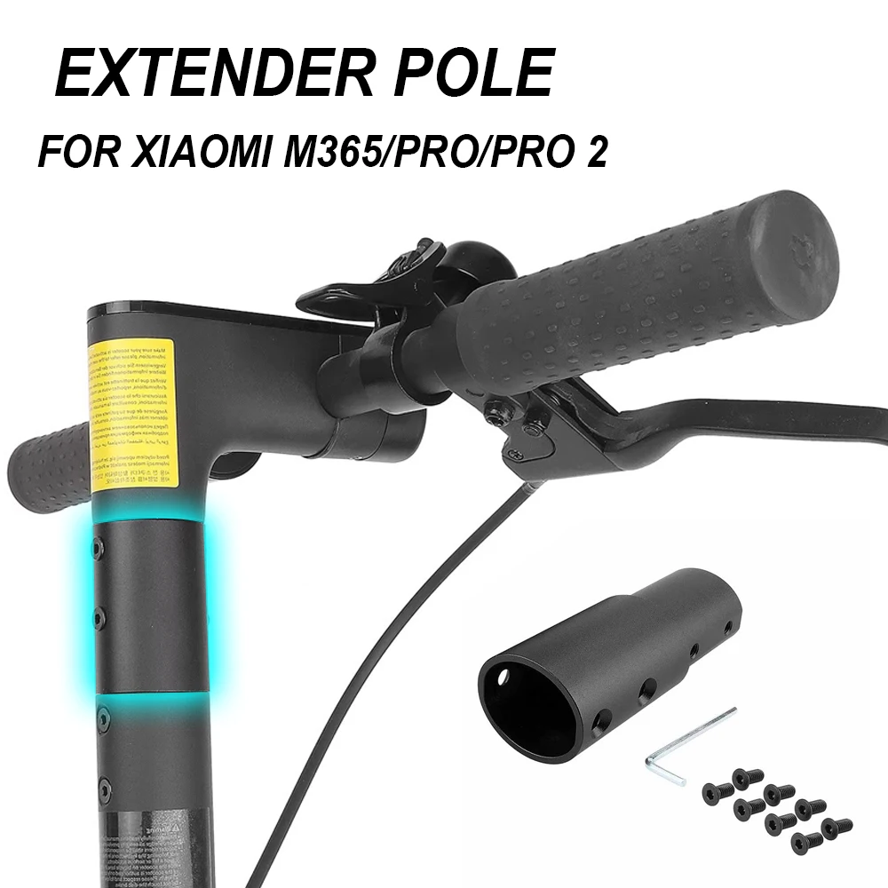 

Aluminum Alloy Extension Anti-rust Tube Pipe For Xiaomi M365/M365Pro Pro2 1S Extender Pole With Wrench Spanner Tool Screws Set