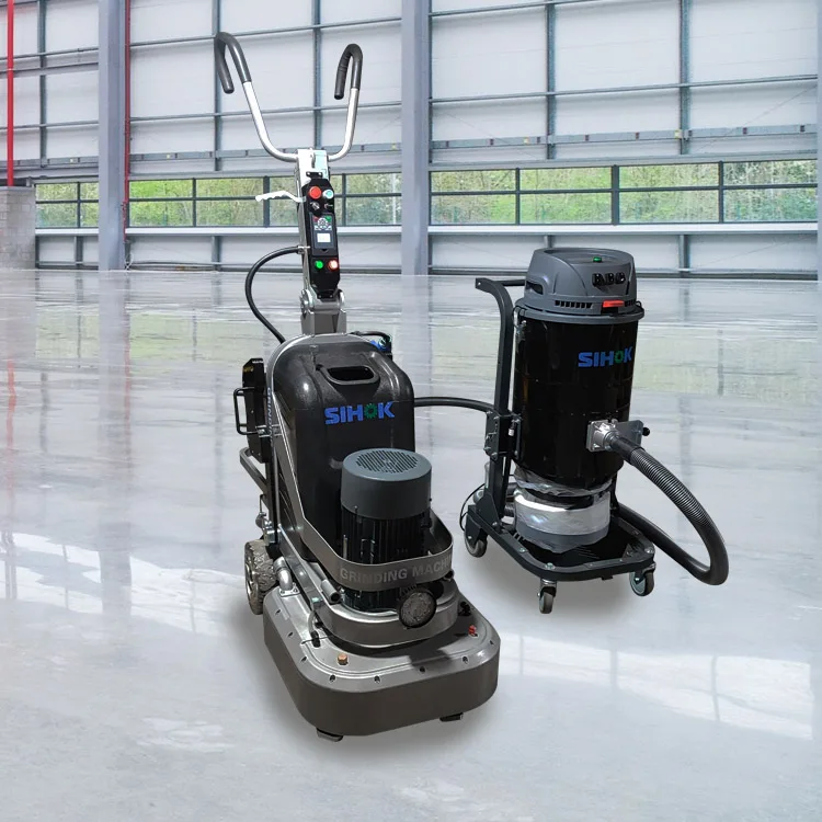 Máquina de polimento de moedor de concreto com disco de diamante monofásico de 21 polegadas