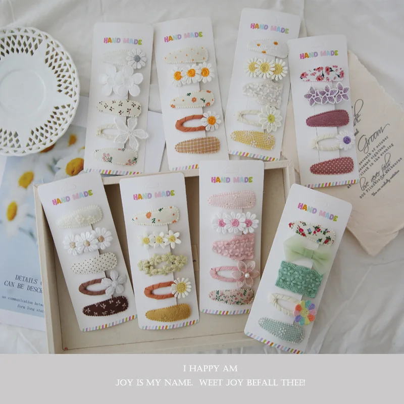 nuovo-set-di-cinque-mollette-per-capelli-multicolore-accessori-per-capelli-per-bambini-vendita-all'ingrosso