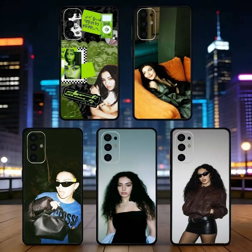 C-Charli XCX Brat Cool Phone Case For Samsung S25,S24,S21,S22,S23,S30,Ultra,S20,Plus,Fe,Lite,Note,10,Black Cover
