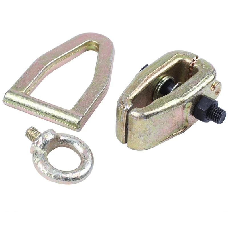 1 Pcs Double Claw Hook Chain Sorter Double Hook & 1 Pcs Durable 2-Way 5 Ton Self-Tightening Clamp