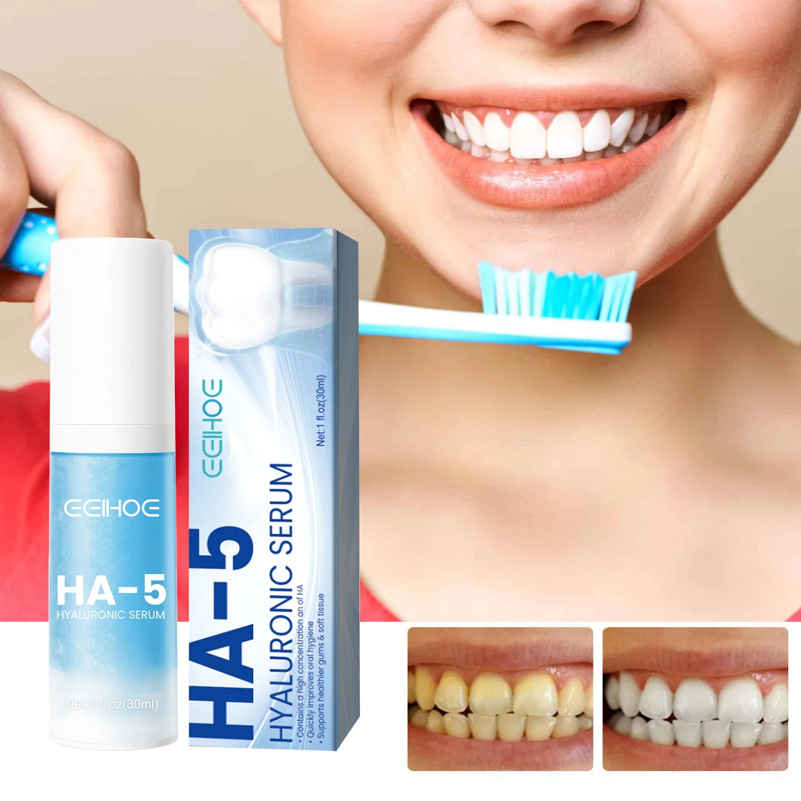 

Tooth Whitening Cleaning Teeth Remove Stains Anti Cavity Bleaching Whitener Foaming Toothpaste Oral Hygiene Care