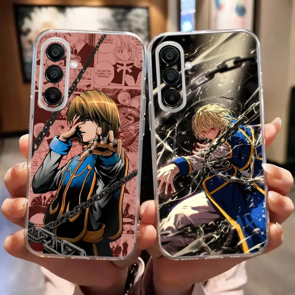 Anime Hunter X Hunter Kurapika HXH Phone Case For Samsung Galaxy A10,12,20,21S,30,31,40,50,51,52,70,A71,Others Transparent Soft