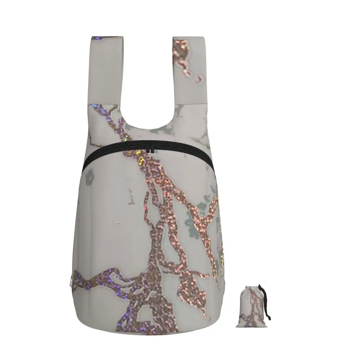 Marble Pattern Elegant Texture And Modern Backpack Student Storage BookBag Kids School Bag Computer Shoulder Bags for Men Women