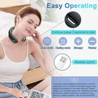 PGG Amart Neck Massager Neck Pulse Massage Relaxation Multifunctional Electric Kneading Convenient Home Neck Protector Gift
