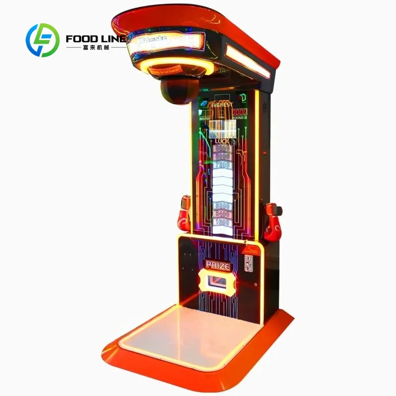 Customized Newest Boxing Indoor Games Boxing Arcade Game Vending Machines Big Punch Manufacturer for Play Area Game Center