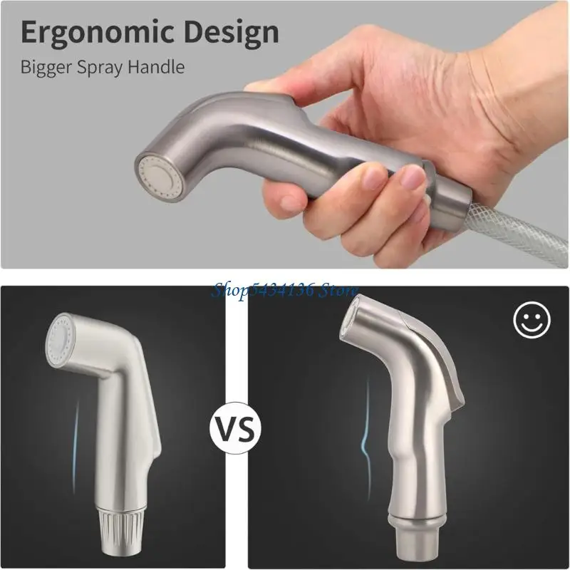 H7ED Strong Faucet Sprayer Replacement with Extended Reach Nozzle & Universal Hose Connection for Water Saving