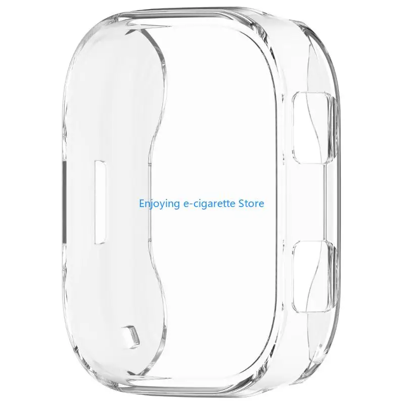 Flexible Smartwatch Cover Case with Clear Front Cover for Routine Wear, Full Cover Fit, and Simple Side Openings Y4QF