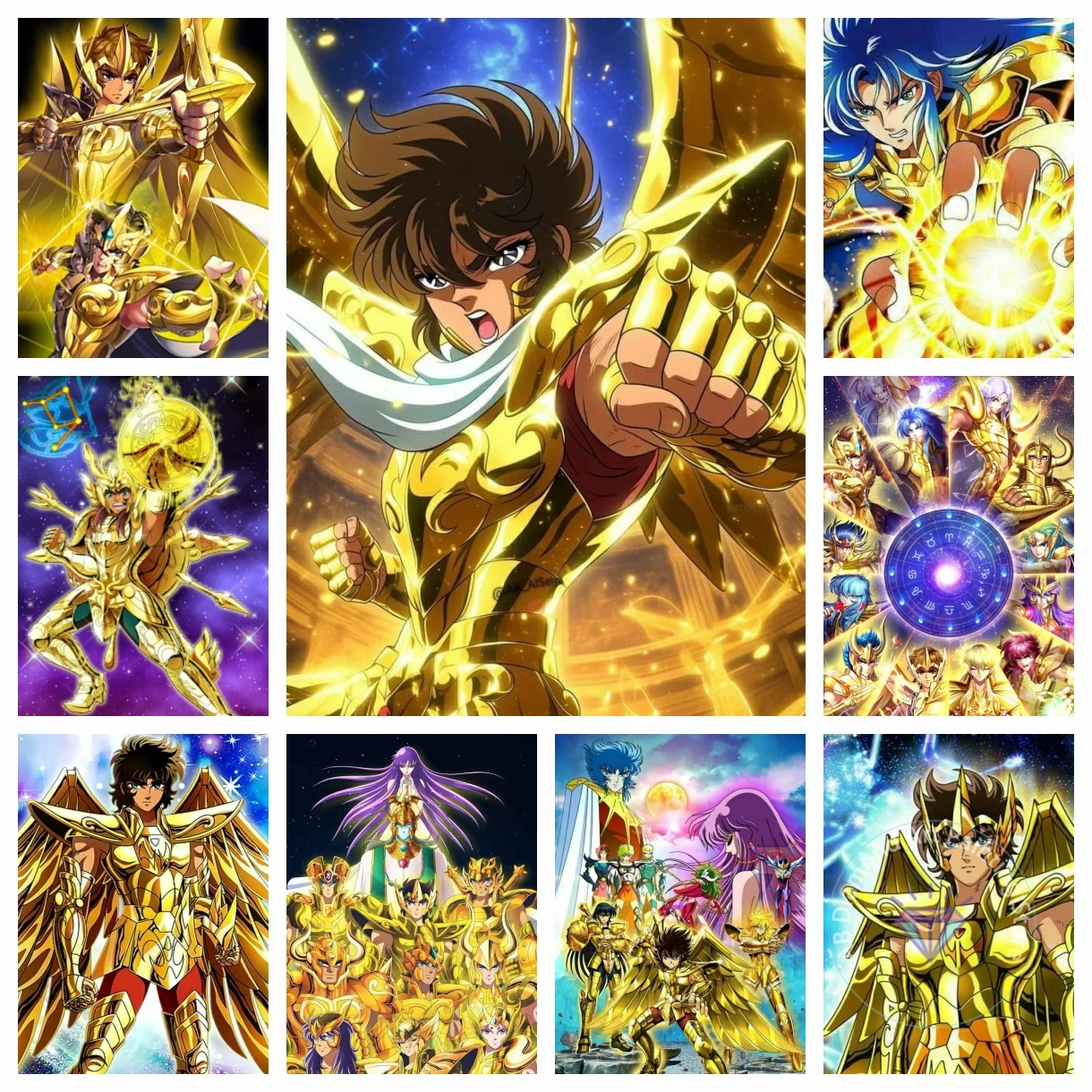 

Набор для алмазной вышивки S-Saint-S-Seiya: Японское аниме, 5D DIY алмазная вышивка, вышивка крестом, ручная работа, подарок, декор для дома