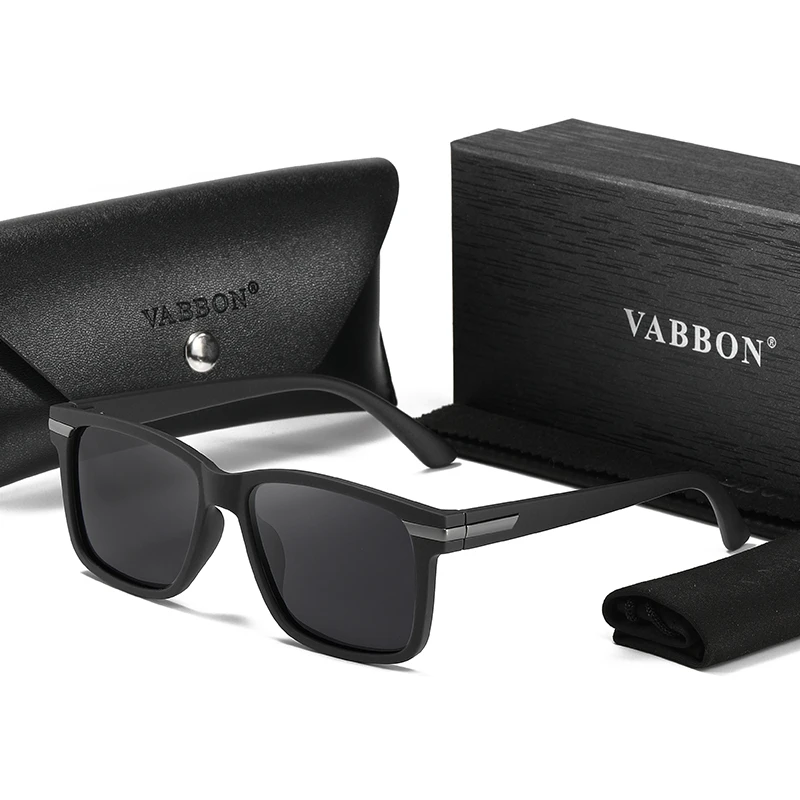 VABBON New Fashion Sunglasses Trend Uv Sunglasses Street Photo Big Frame Polarized Glasses 863