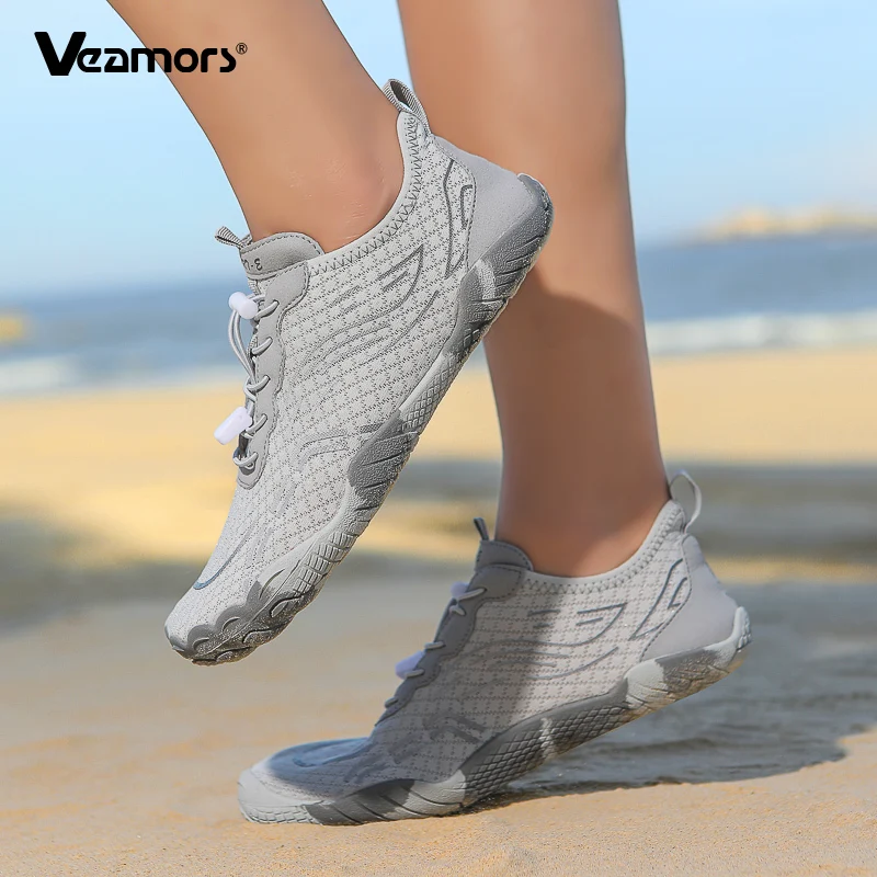 Light Soft Seaside Water Sports Shoes Men Quick Dry Wading Sneakers for Surfing Swimming Diving Women's Aqua Shoes Non-slip