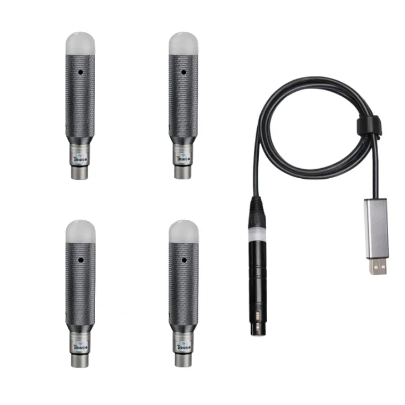 USB Wireless DMX512 Interface Adapter +4 Charging Receivers for Stage Disco Mobile Headlights DMX Controller Signal Conversion