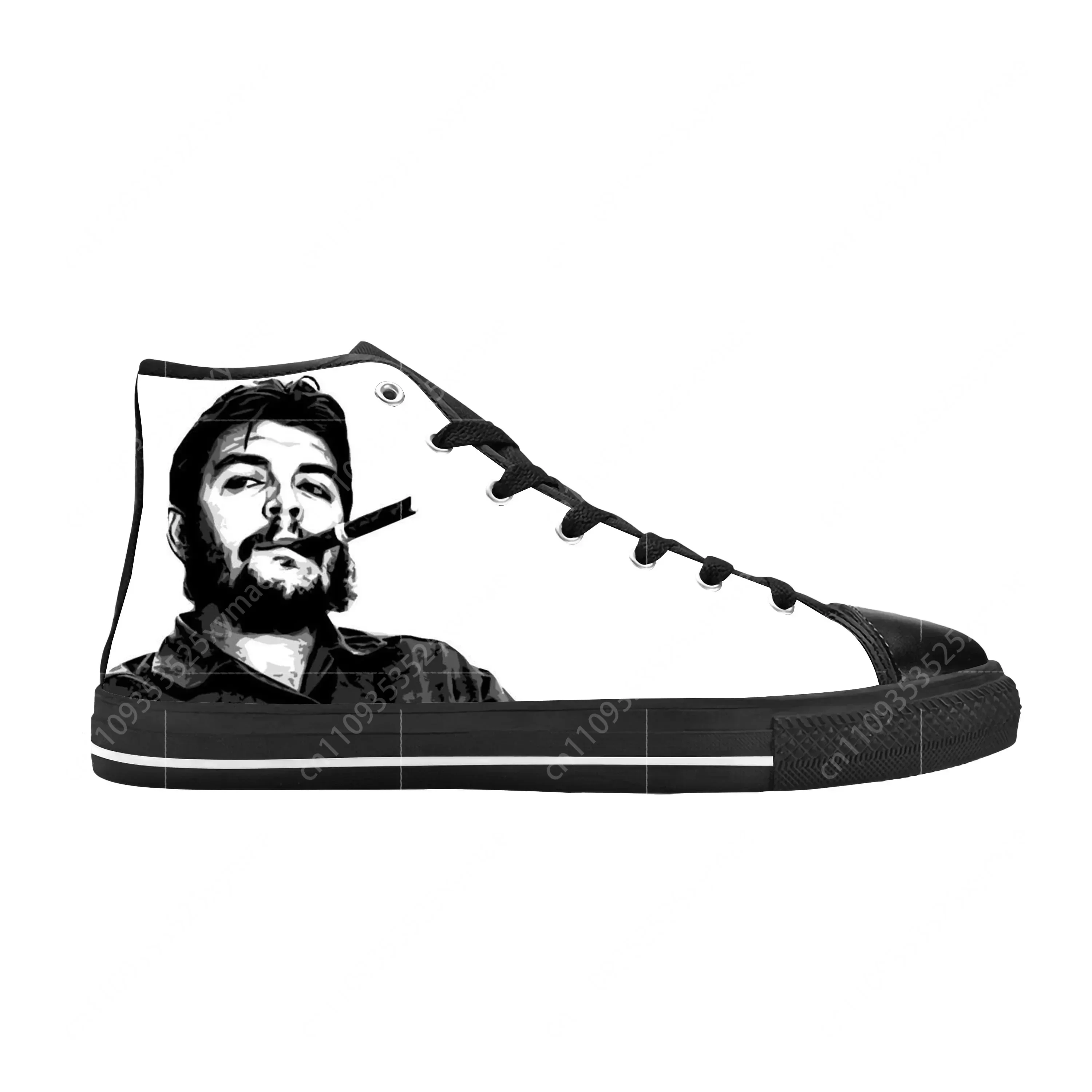 

Che Guevara Communism Socialism Cuba Cuban Funny Casual Cloth Shoes High Top Comfortable Breathable 3D Print Men Women Sneakers