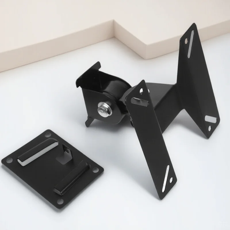 

1Set Wall Bracket Heavy Duty Iron Fixed Mount for Corner Living Room Bedroom Office Mount Swivel Monitor Stand Holder