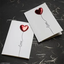 1pcs/set Romantic Love Heart Greeting Cards Mini Paper Envelopes Cute Stationary Wedding Invitation Envelope Letter Paper Set