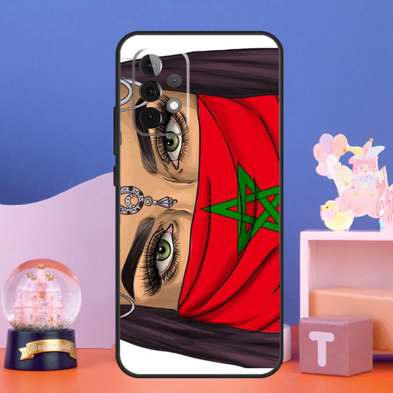 Maroc Morocco Flag Case For Samsung Galaxy A54 A34 A24 A14 A53 A33 A13 A52 A32 A22 A12 A71 A51 A15 A25 Cover