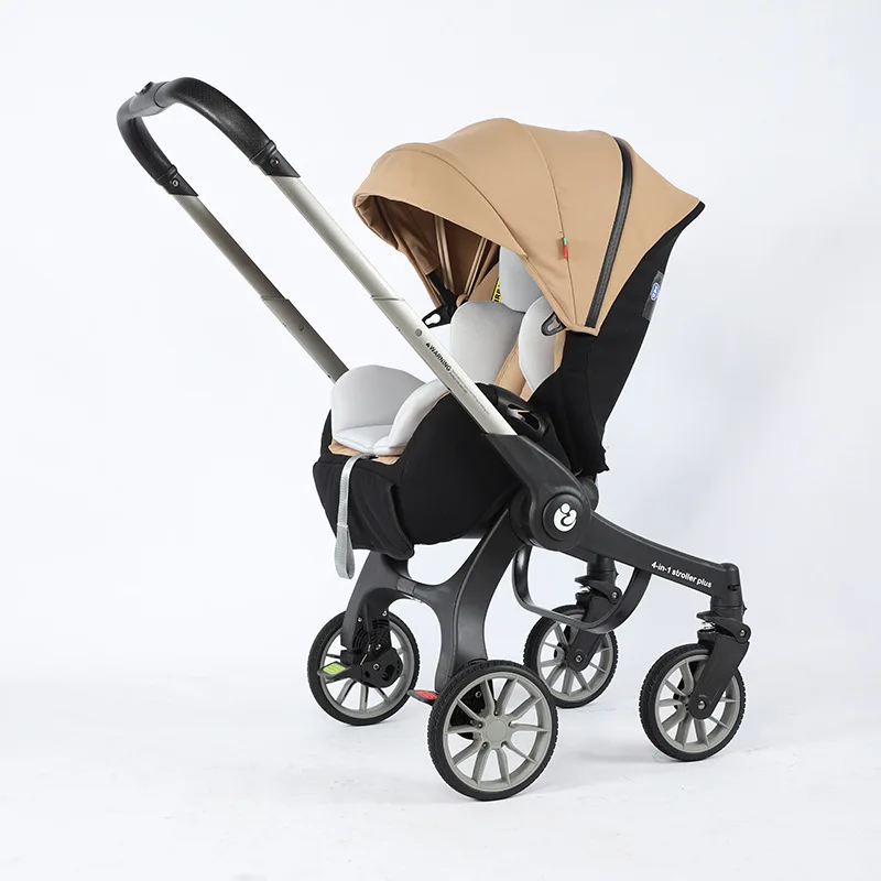 

stroller baby 4 in 1 High quality Multifunctional Car Seat Stroller Baby Carriage cradle foldable Portable Travel BABI PRAM