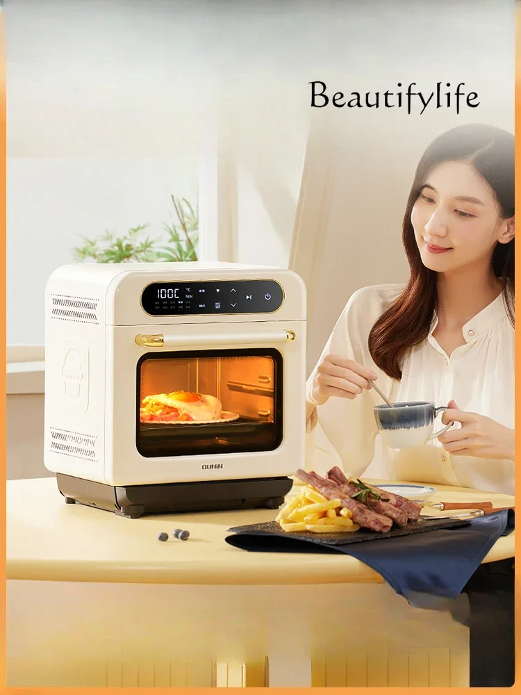 Steaming, baking and frying machine Household small desktop air fryer Steam electric oven three-in-one