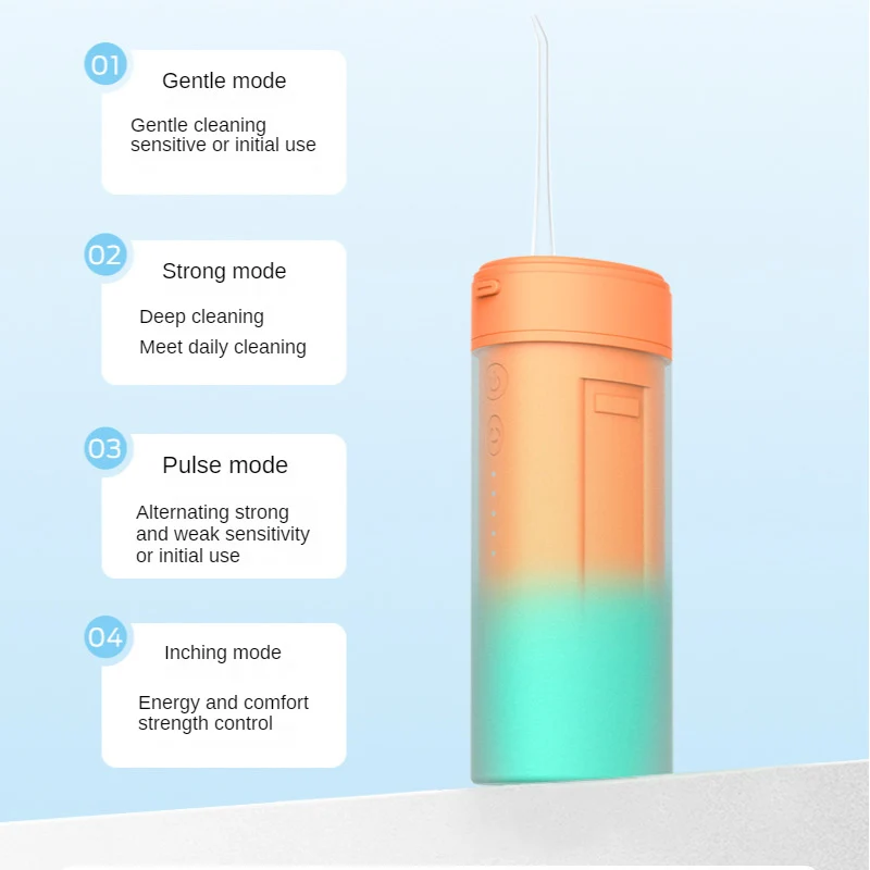 Xiaomi Teeth Oral Irrigator Portable Water Flosser Stain Remover Waterproof Teeth Cleaner Flusher Replace Nozzle Water Tank New