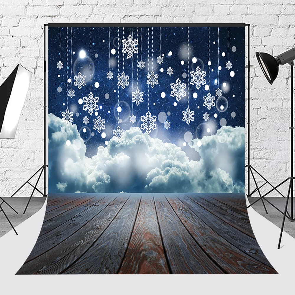 Dreamlike Light Bokeh Moon Cloud Starry Sky Photocal Backdrop Newborn Baby Birthday Photography Background For Photo Studio Prop